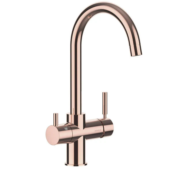 Guglielmi Rose Gold 3-Way Triflow Filter Kitchen Tap