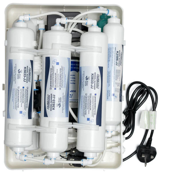 Hommix M800 Pumped 6 stage RO Under Sink Drinking Water Filter System with Alkaline Filter