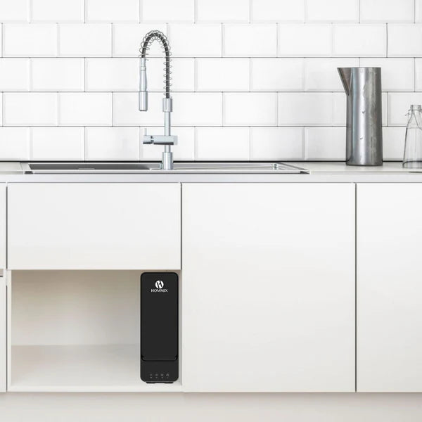 Hommix hydRO Under Sink Tankless RO System With Hommix Venezia Chrome 3-Way Tap