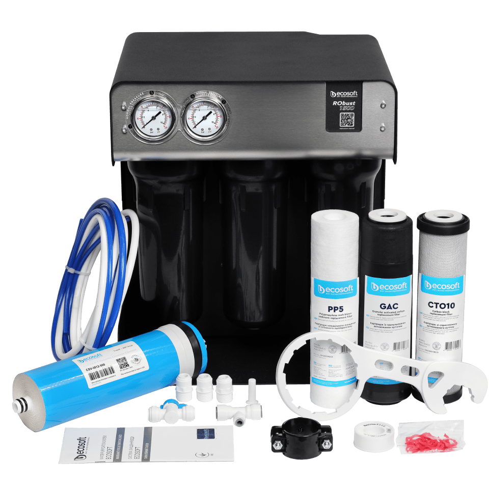 Ecosoft RObust 1500 Reverse Osmosis Filter (90 LPH)