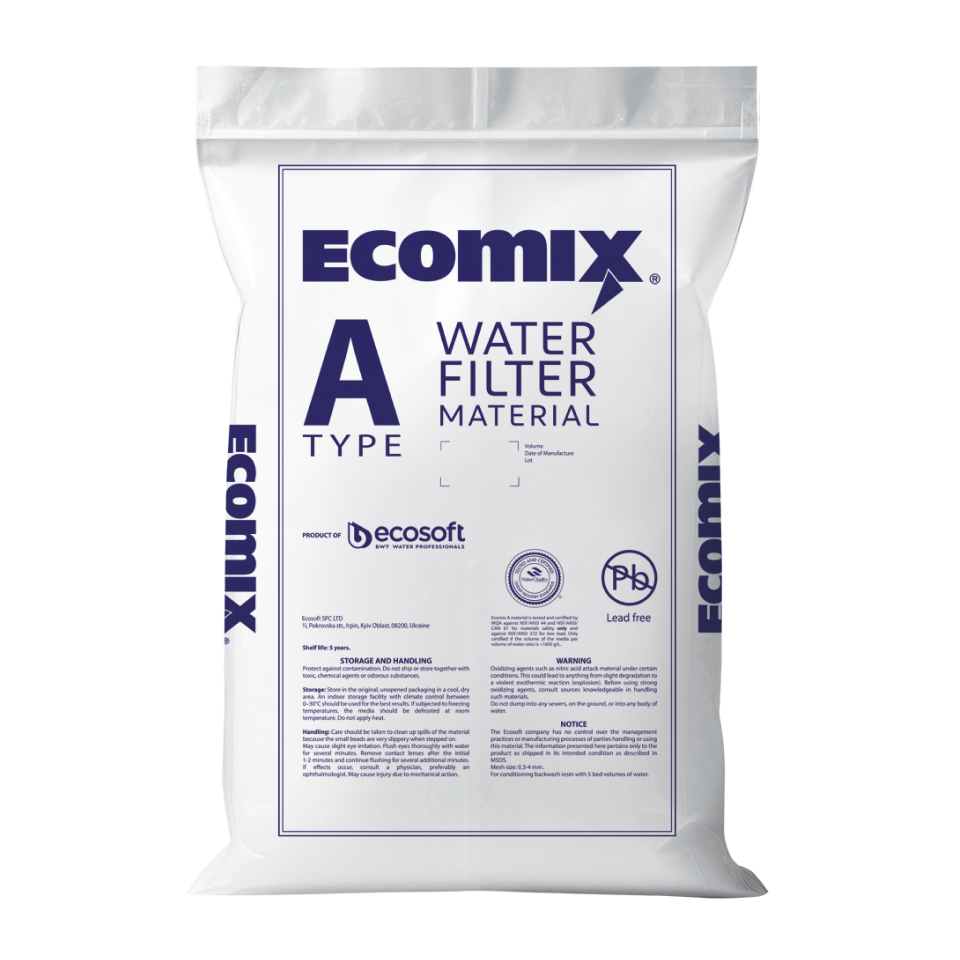 Ecosoft ECOMIX® A Filter Media 25 L