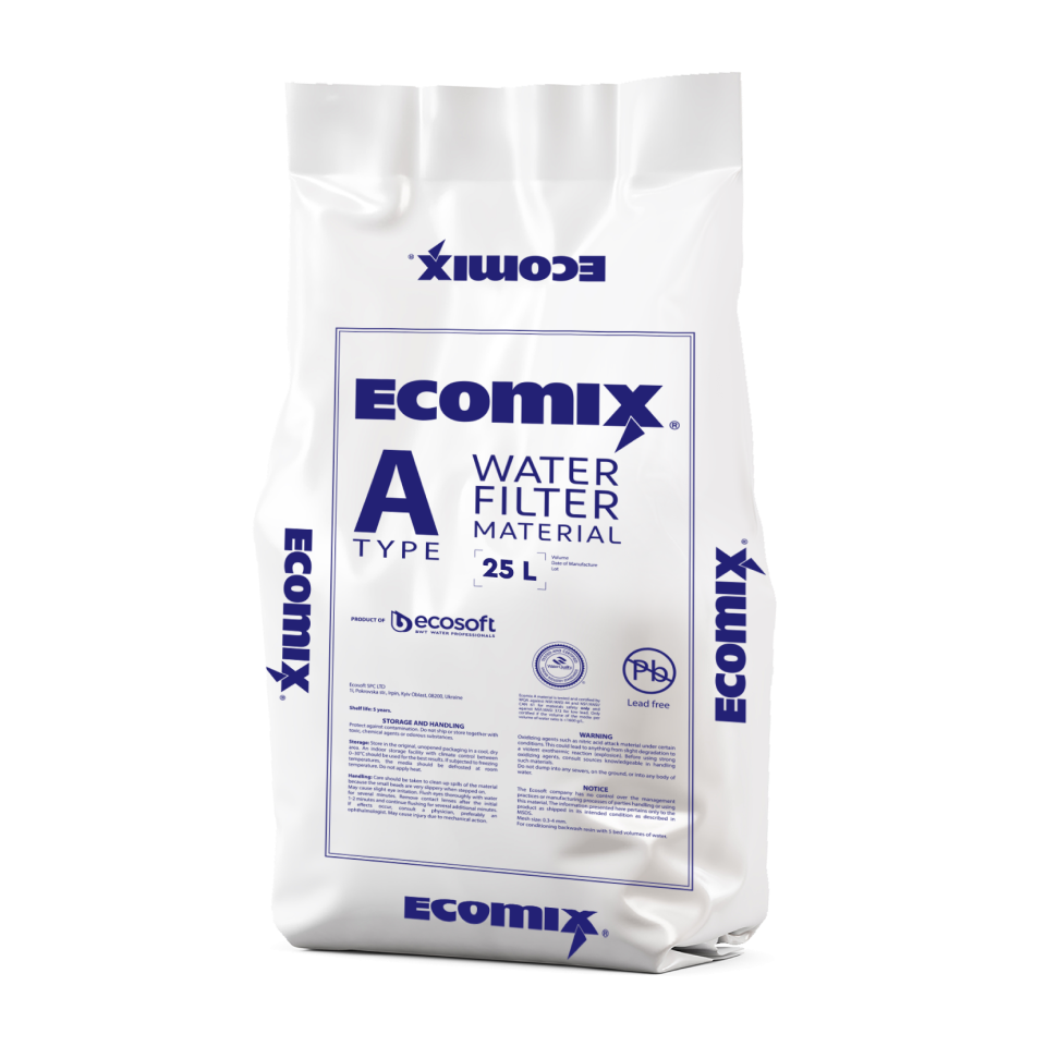 Ecosoft ECOMIX® A Filter Media 25 L