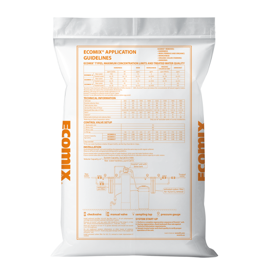 Ecosoft ECOMIX® C Filter Media 25 L