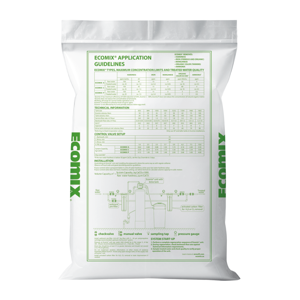 Ecosoft ECOMIX® P Filter Media 25 L