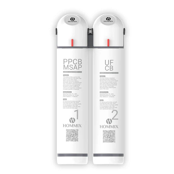 Hommix Ultra UF & Softening Drinking Water Filter with Sicilia Chrome