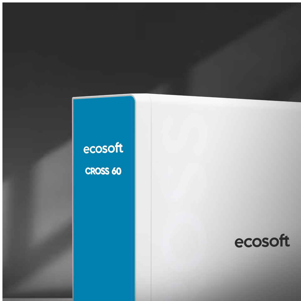 Ecosoft CROSS 60 Direct Flow Reverse Osmosis Water Filtration System – 400 GPD