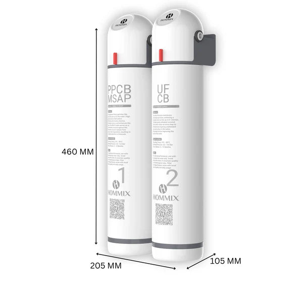 Hommix Ultra UF & Softening Drinking Water Filter with Sicilia Chrome