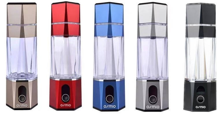 Osmio H2Xagen Hydrogen Water Bottle – 210 ml Portable Ioniser