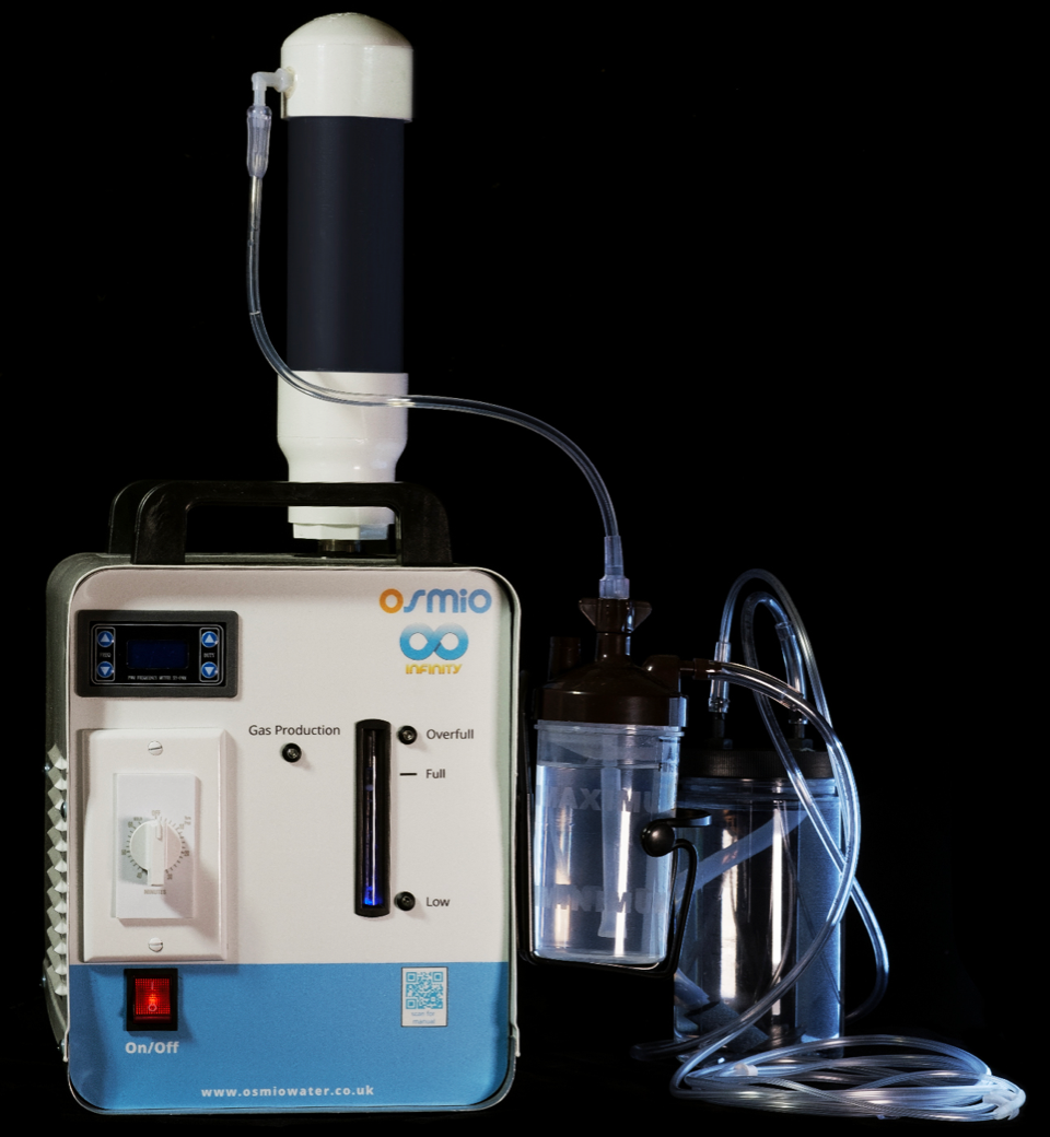 Osmio Infinity Hydroxy Gas/Water Production Electrolysis System