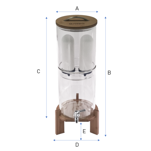 Osmio Clarity Gravity Water Filter System