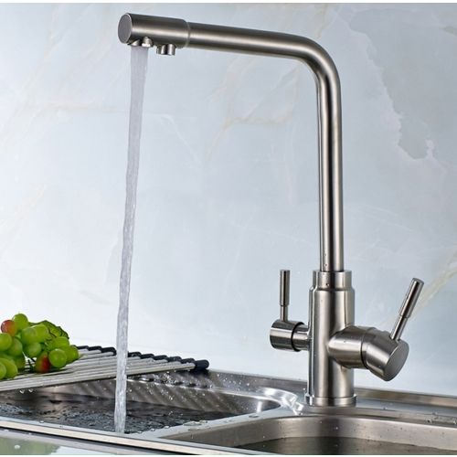 Osmio Fabia 304 Stainless Steel 3-Way Triflow Kitchen Tap
