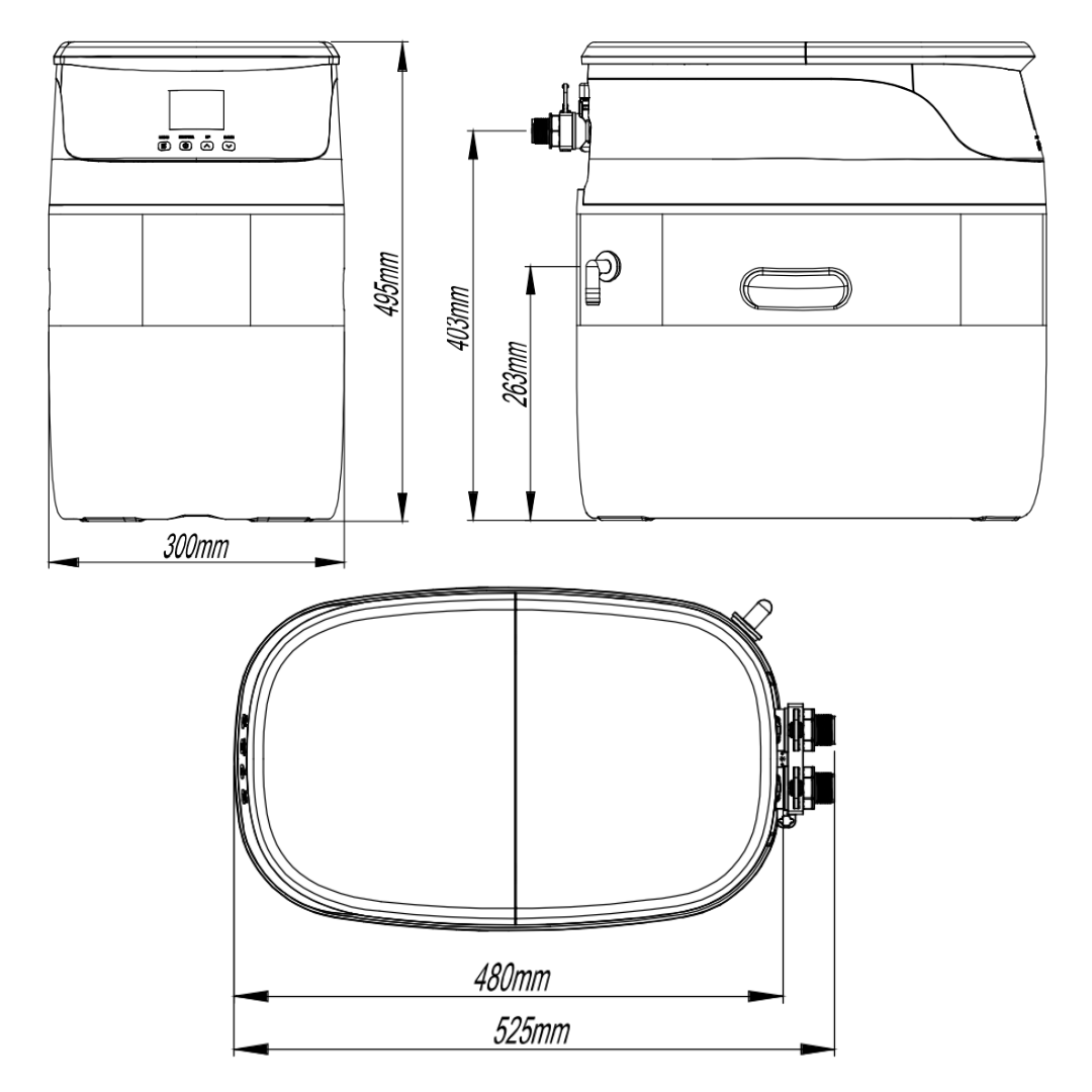 Osmio CS‑9L Digital Water Softener