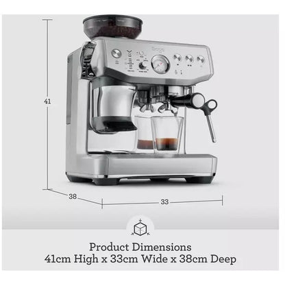 Sage Barista Express Impress – Home Espresso Machine SES876BSS (Stainless Steel)