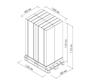 Ecosoft MO30000 Commercial Reverse Osmosis System (1250 LPH)