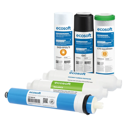 Ecosoft PURE Balance set of 6 replacement filters (12 months)