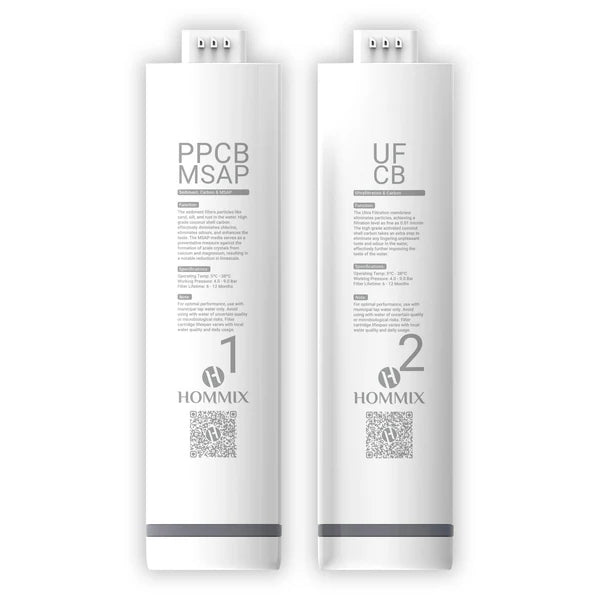 Replacement Filter Set for Hommix Ultra UF Water Purifier