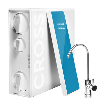 Ecosoft CROSS 60 Direct Flow Reverse Osmosis Water Filtration System – 400 GPD
