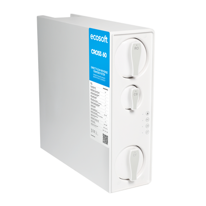 Ecosoft CROSS 60 Direct Flow Reverse Osmosis Water Filtration System – 400 GPD