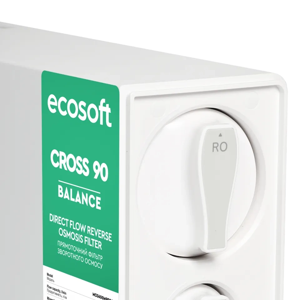Ecosoft CROSS 90 Balance direct flow reverse osmosis filter