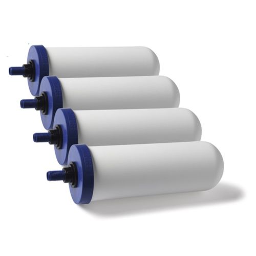 Coldstream FTO Plus 4 Pack of 2.9" x 8" Ceramic Gravity Water Filter